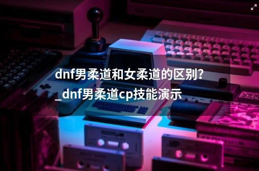 dnf男柔道和女柔道的区别？_dnf男柔道cp技能演示-第1张-游戏相关-泓泰