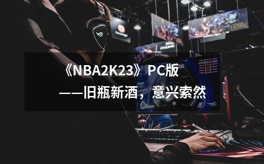 《NBA2K23》PC版——旧瓶新酒，意兴索然-第1张-游戏相关-泓泰