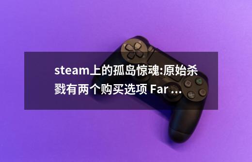 steam上的孤岛惊魂:原始杀戮有两个购买选项 Far Cry Primal Standard E,孤岛惊魂怎么设置中文-第1张-游戏相关-泓泰