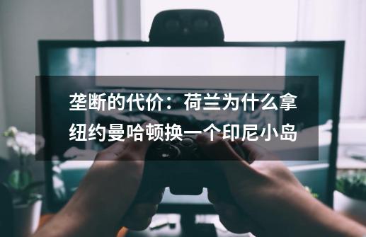 垄断的代价：荷兰为什么拿纽约曼哈顿换一个印尼小岛-第1张-游戏相关-泓泰