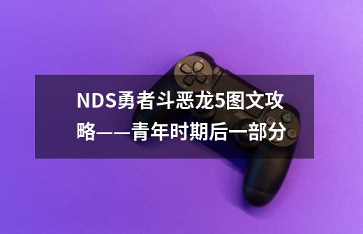 NDS勇者斗恶龙5图文攻略——青年时期后一部分-第1张-游戏相关-泓泰