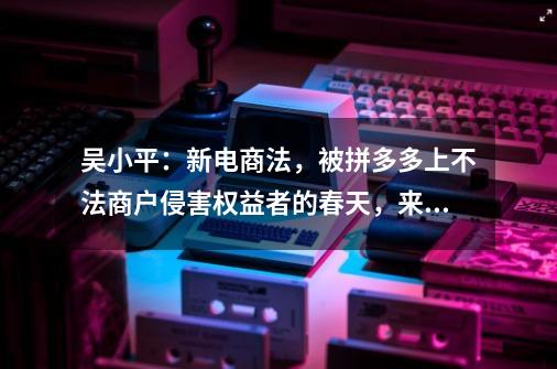 吴小平：新电商法，被拼多多上不法商户侵害权益者的春天，来了-第1张-游戏相关-泓泰