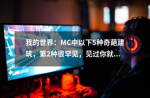 我的世界：MC中以下5种奇葩建筑，第2种很罕见，见过你就是大神！-第1张-游戏相关-泓泰