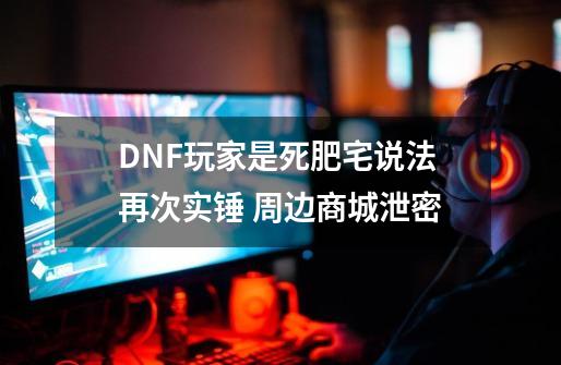 DNF玩家是死肥宅说法再次实锤 周边商城泄密-第1张-游戏相关-泓泰