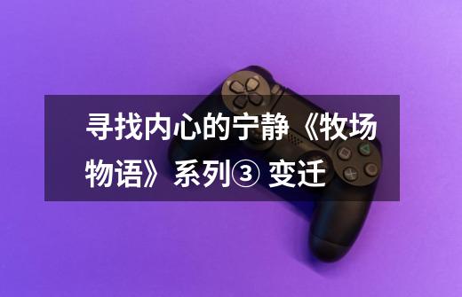 寻找内心的宁静《牧场物语》系列③ 变迁-第1张-游戏相关-泓泰