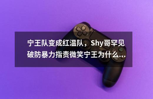 宁王队变成红温队，Shy哥罕见破防暴力指责微笑宁王为什么不换线-第1张-游戏相关-泓泰