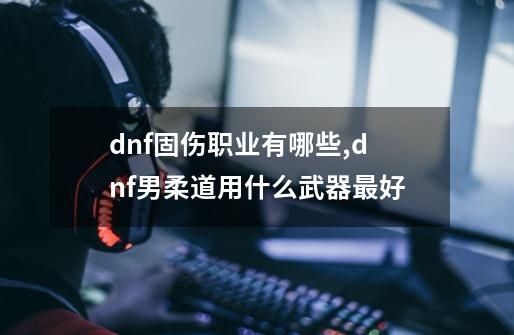 dnf固伤职业有哪些,dnf男柔道用什么武器最好-第1张-游戏相关-泓泰